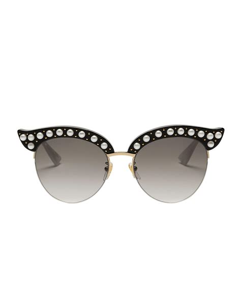 gucci 50mm embellished cat eye optical glasses|Gucci 54mm cat eye sunglasses.